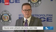 St. Louis police provide update on double fatal July fire