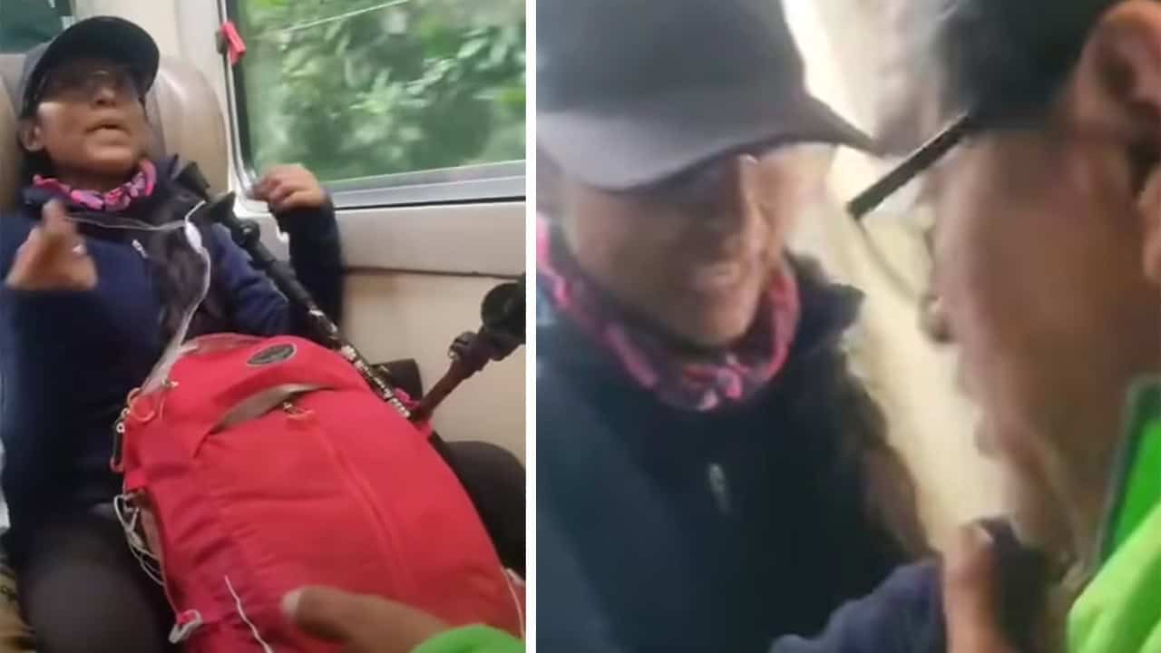Implementarán sanciones contra mujer que agredio a adulto mayor en tren local Ollantaytambo Machupicchu