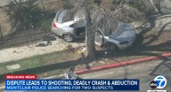 1 dead, another kidnapped after argument leads to shooting and car crash in Montclair