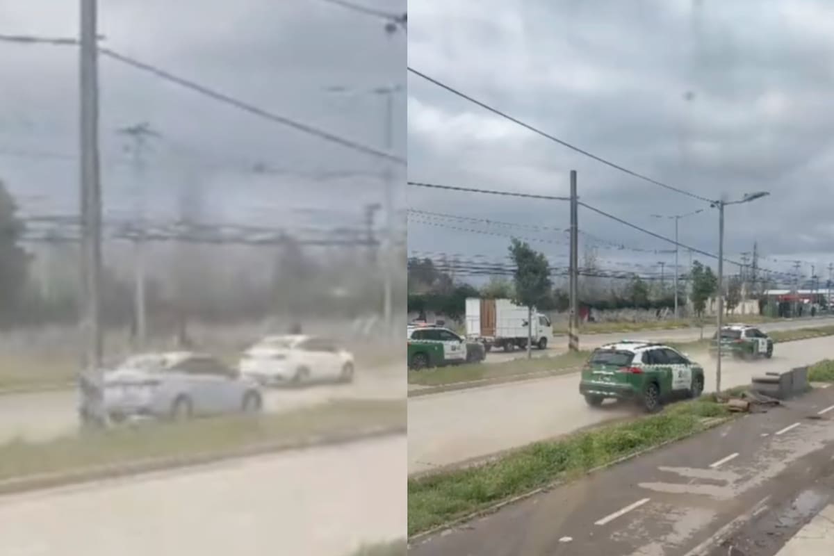 VIDEO. Tras cinematográfica persecución: detienen a cuatro sujetos tras robo a empresa en La Granja
