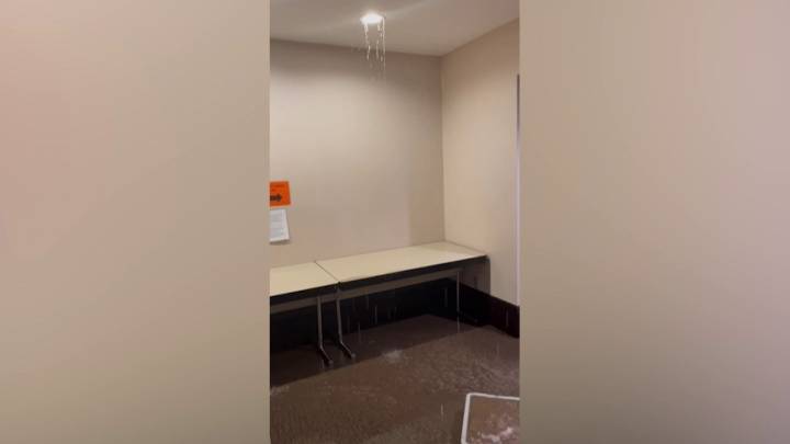 Leaky ceiling inside Bexar County courtroom causes ‘localized flooding,’ county official says