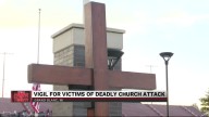 Vigil held for victims of deadly church shooting