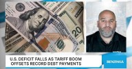 U.S. Deficit Falls As Tariff Boom Offsets Record Debt Payments