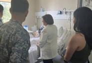 Sobrevivientes del helicóptero están fuera de riesgo vital: Ministra de Defensa los visitó