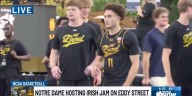 Notre Dame men's, women's basketball teams take the court at Irish Jam