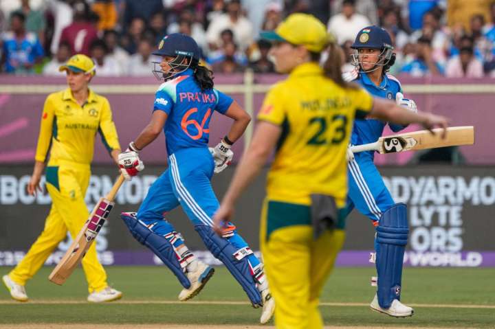 Mandhana, Rawal blitzkrieg propel India to 330 against Australia in Women's World Cup
