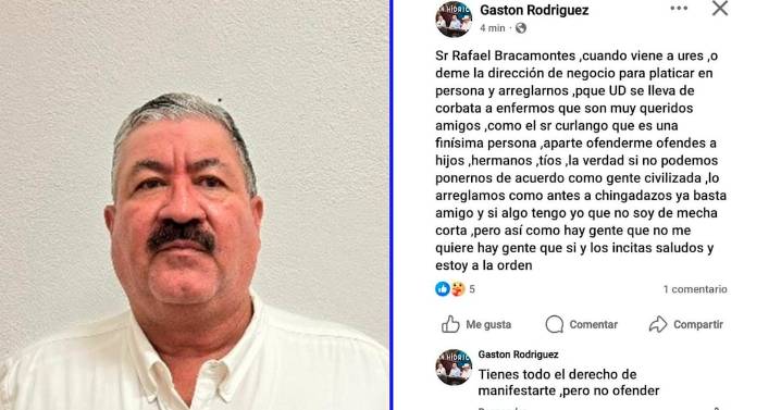 Gastón Rodríguez, alcalde de Ures, propone resolver problemas ‘a chingadazos’ con ciudadano