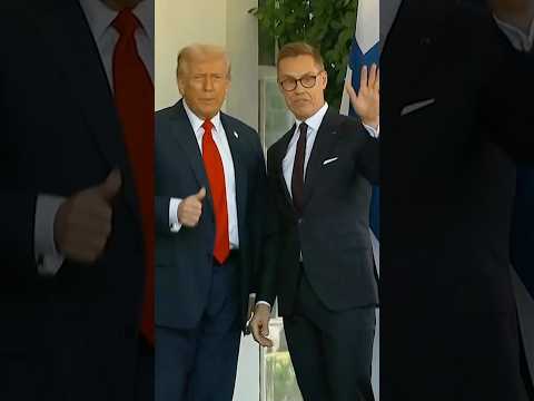 Trump Welcomes Finnish President Stubb to White House