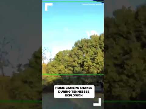 Tennessee plant explosion | Home security camera shakes from blast