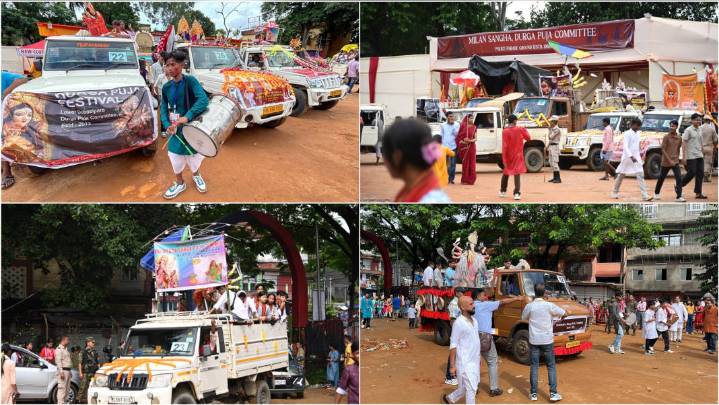 Tura’s Durga Puja Visarjan observed with devotion and discipline