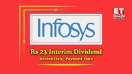 Infosys dividend record date on October 27; check amount, payment date