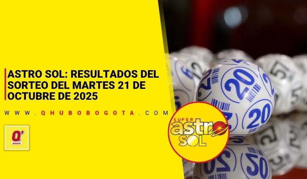 Astro Sol: resultados del sorteo del martes 21 de octubre