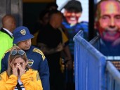 Argentina gives Russo emotional stadium send