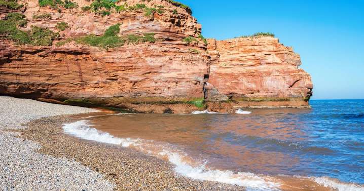 Stunning and idyllic Devon beach which is not open to the public