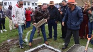 Construyen kiosco y plaza cívica en San Bartolo el Llano, en Zinacantepec