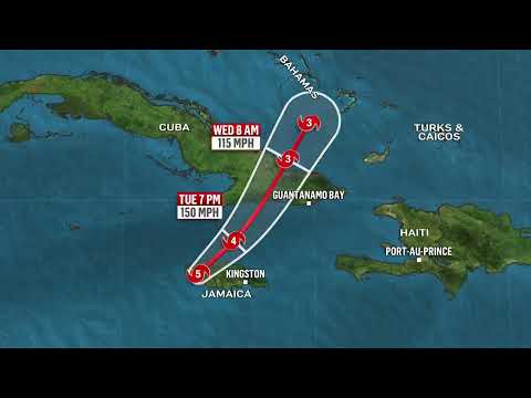 Hurricane Melissa brings heavy rain to Kingston, Jamaica