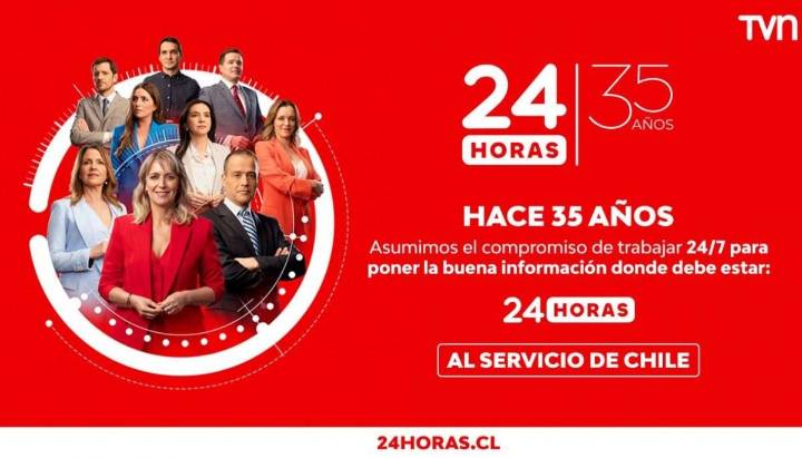 24 Horas cumple 35 años al servicio de Chile