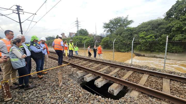 Metro de Medellín activa plan de contingencia: reparación de la vía férrea podría tomar hasta 8 días