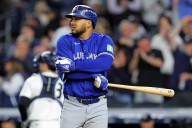Deadspin | Blue Jays OF Anthony Santander (back) scratched from Game 2 lineup