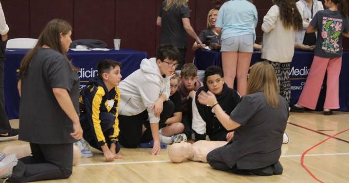 South Middle School students explore future careers at WVU