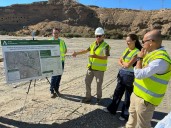 Las obras del río Andarax encaran su recta final con un 70% ya ejecutado