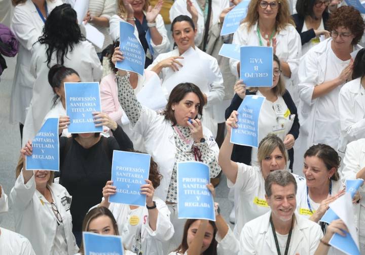 Los técnicos sanitarios, en huelga para reclamar el reconocimiento profesional que «nos corresponde»