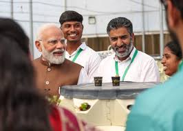 Ganderbal farmer meets PM Modi at Dhan Dhaanya Krishi Yojna launch