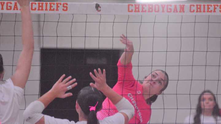 PHOTOS: Cheboygan volleyball vs. Pellston in 'Volley for a Cure' pink out match