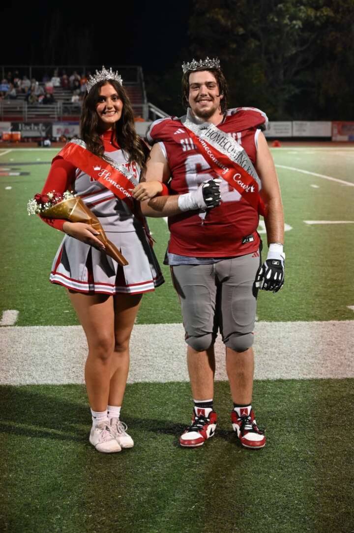 Slippery Rock Area High School homecoming king and queen