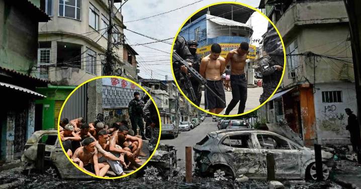 Río de Janeiro: redada histórica deja al menos 64 sospechosos abatidos y 81 detenidos