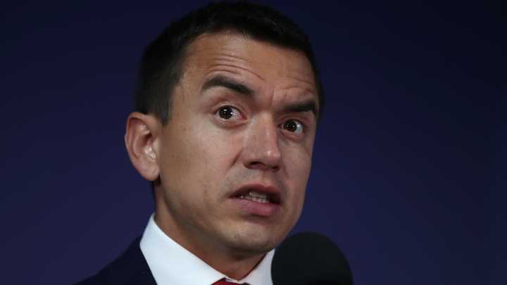 Ecuador denuncia un «intento de asesinato» contra Noboa tras ser atacado por manifestantes