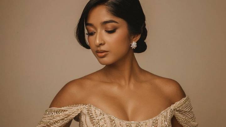 Maitreyi Ramakrishnan Fused Old Hollywood Style and Indian Craftsmanship at Vogue World