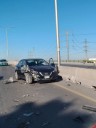 Choque Múltiple Complica Tráfico en Saltillo