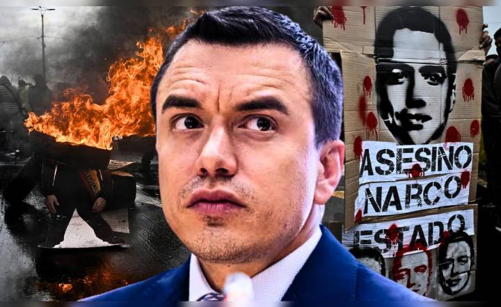 Daniel Noboa advierte que aplicará la ley “como delincuentes” a quienes intenten tomar Quito durante las protestas por el diésel