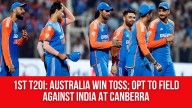 1st T20I: Australia win toss; opt to field against India at Canberra
