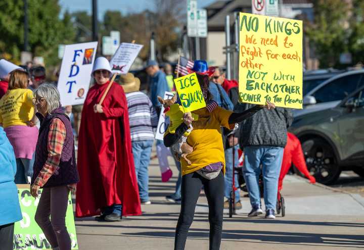 Crowds turn out across Colorado for "No Kings" protest