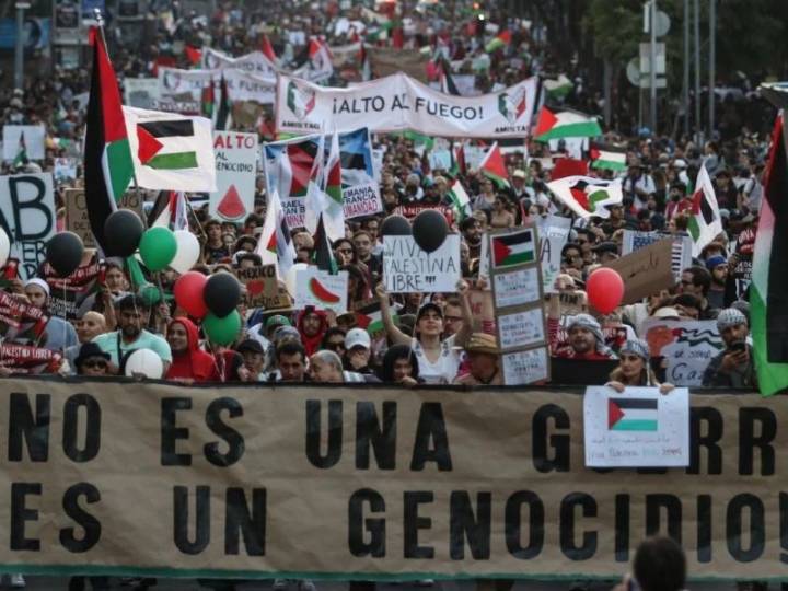 Movilizaciones en CDMX por Palestina: marcha del Hemiciclo al Zócalo en apoyo a Gaza