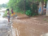 Cyclone Montha causes heavy rainfall in Odisha's Gajapati, road communication hit