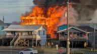 Massive Surf City fire burns three homes, sends thick smoke over Topsail Island