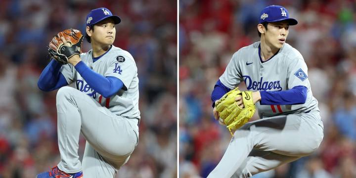Shohei Ohtani gets win, Roki Sasaki gets save in NLDS Game 1
