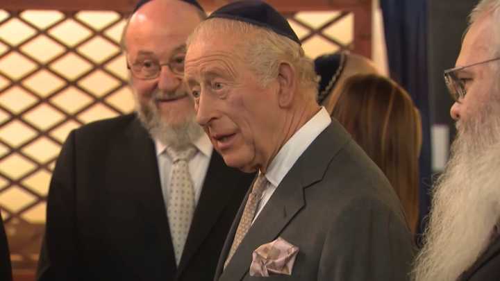 King Charles meets Manchester synagogue attack survivors