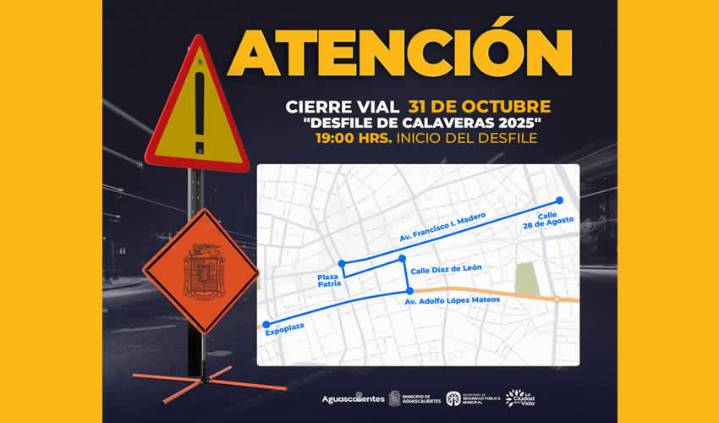 Desplegará Seguridad Pública Municipal Operativo Vial con Motivo del Desfile de Calaveras 2025
