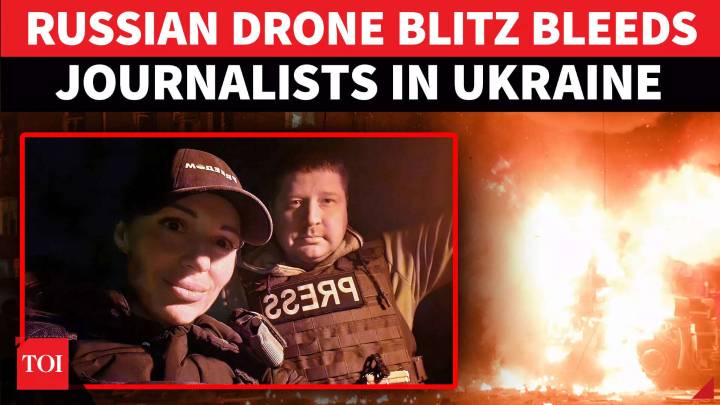 Putin’s Fiery Revenge After Trump’s Sanctions; Russian Drones Directly Hit Journalists’ Car