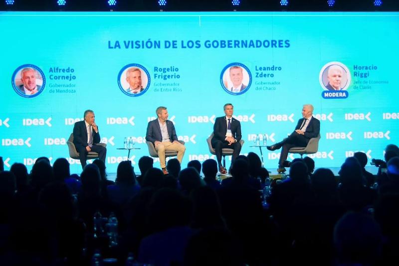 El gobernador Zdero expuso en el panel “La visión de los gobernadores” del Coloquio IDEA