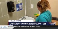 Dangers of improper disinfectant use