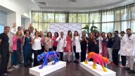 Holy Cross Health unveils painted panther sculptures to support cancer research and awareness