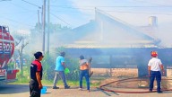 Se incendió una vivienda en Presidente Derqui
