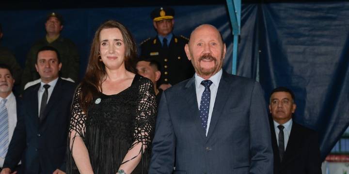 Victoria Villarruel se mostró con el kirchnerista Gildo Insfrán, en el homenaje a los caídos por un ataque de Montoneros