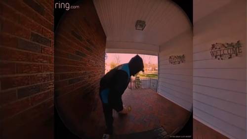 Porch pirate disguised as Amazon delivery person swaps iPhone package for a decoy in elaborate scheme