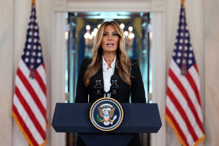 Melania Trump says 8 Ukrainian children are reunited with families after ongoing talks with Putin